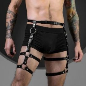 Men's Leather Underpants Sex Supplies (Option: Shorts 4)