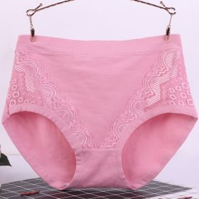 Underwear High Waist Cotton Crotch Plus-sized Plus Size Briefs (Option: Bean Flour-4XL)