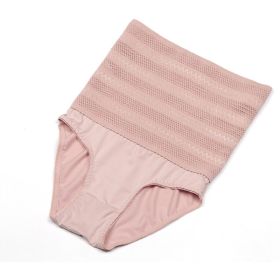 Women's Knitted Belly Contracting Hip Lifting Breathable Shaping Pants (Option: Cameo Brown-XXL)